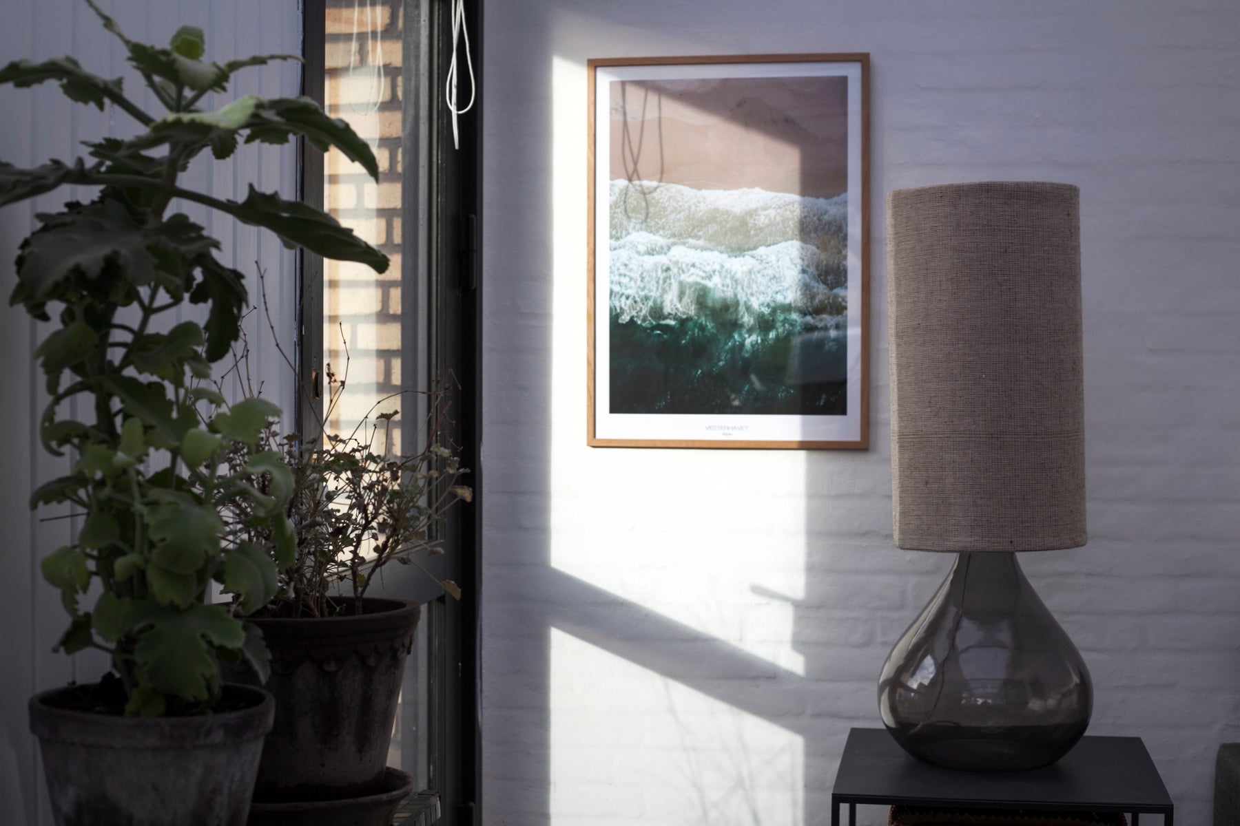 Indret med naturplakater