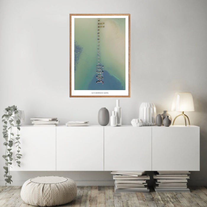 Alte Seebrücke Quern Poster