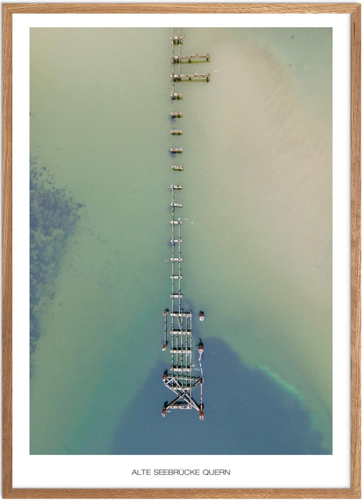 Alte Seebrücke Quern Poster