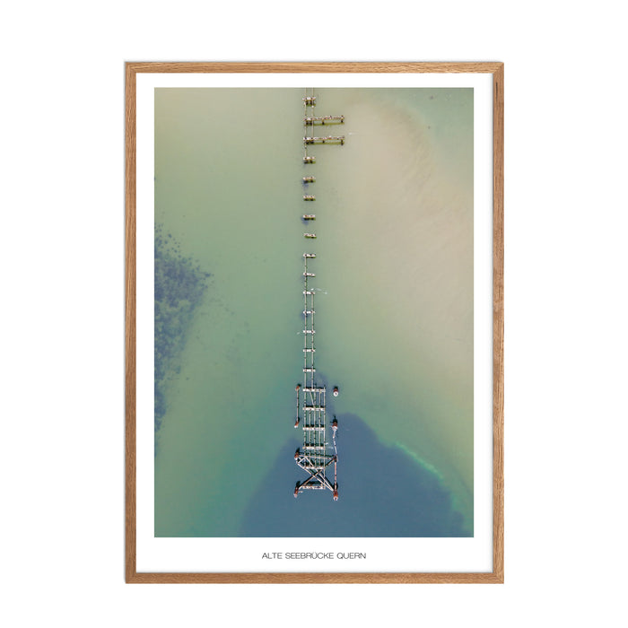 Alte Seebrücke Quern Poster