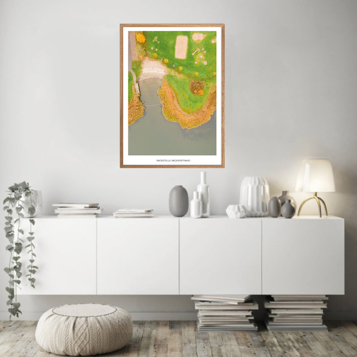 Badestelle Bäckerstrand Poster