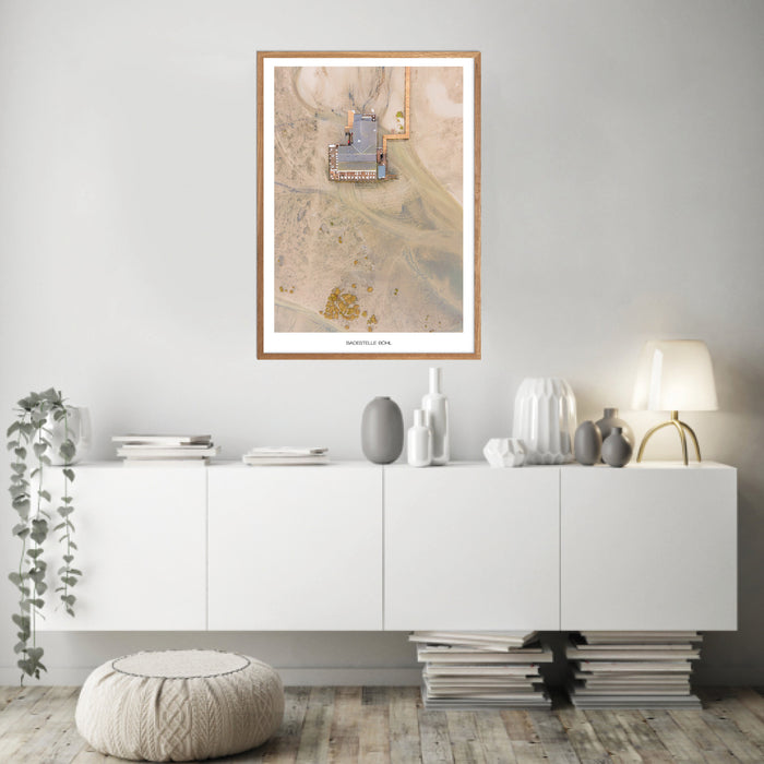 Badestelle Böhl Poster