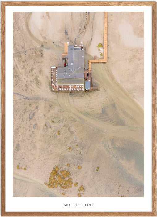 Badestelle Böhl Poster