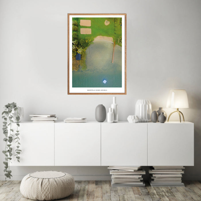 Badestelle Hohen Viecheln Poster