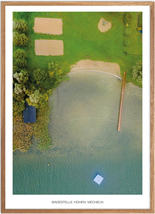 Badestelle Hohen Viecheln Poster