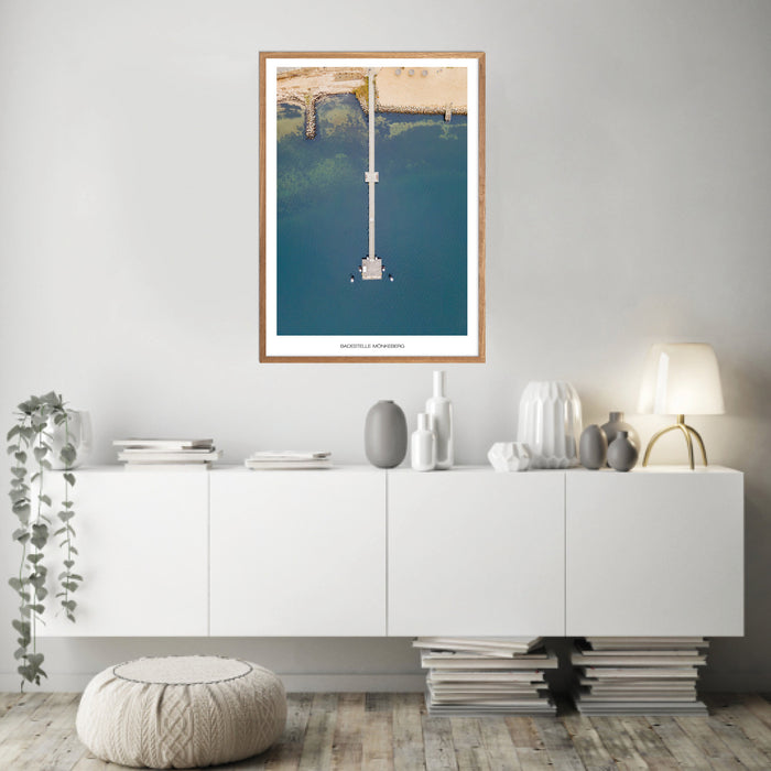 Badestelle Mönkeberg Poster