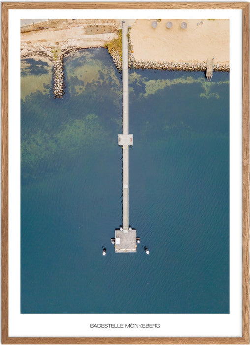 Badestelle Mönkeberg Poster