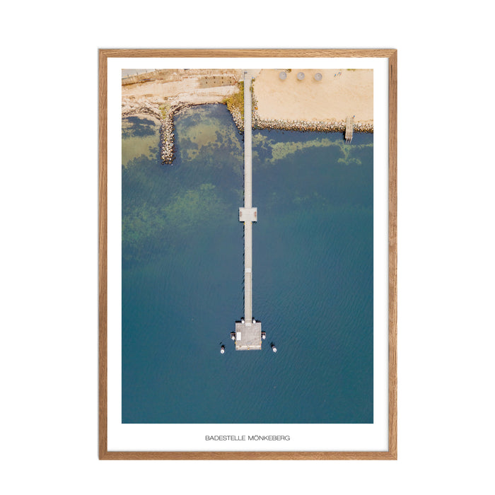 Badestelle Mönkeberg Poster
