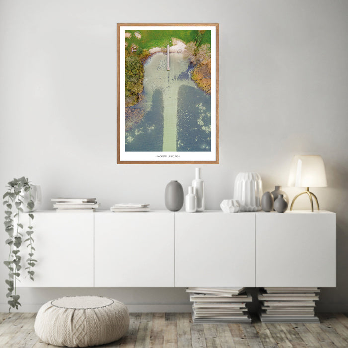 Badestelle Pülsen Poster