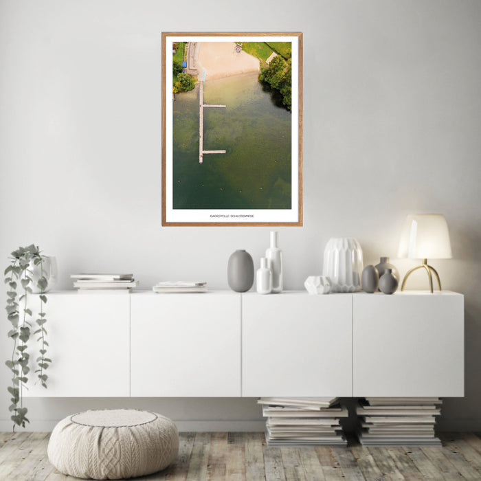 Badestelle Schlosswiese Poster