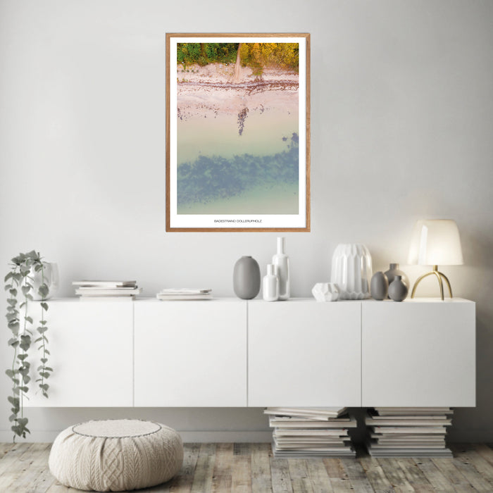 Badestrand Dollerupholz Poster