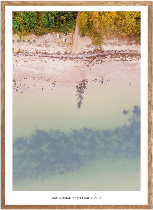 Badestrand Dollerupholz Poster