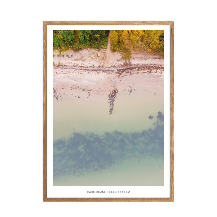Badestrand Dollerupholz Poster