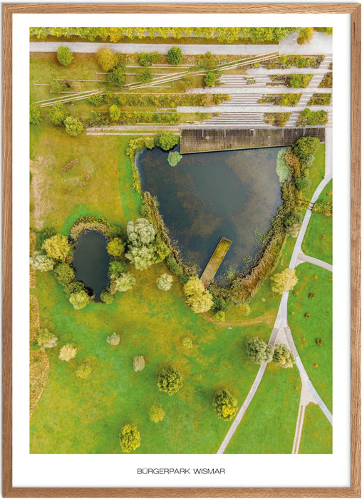 Bürgerpark Wismar Poster