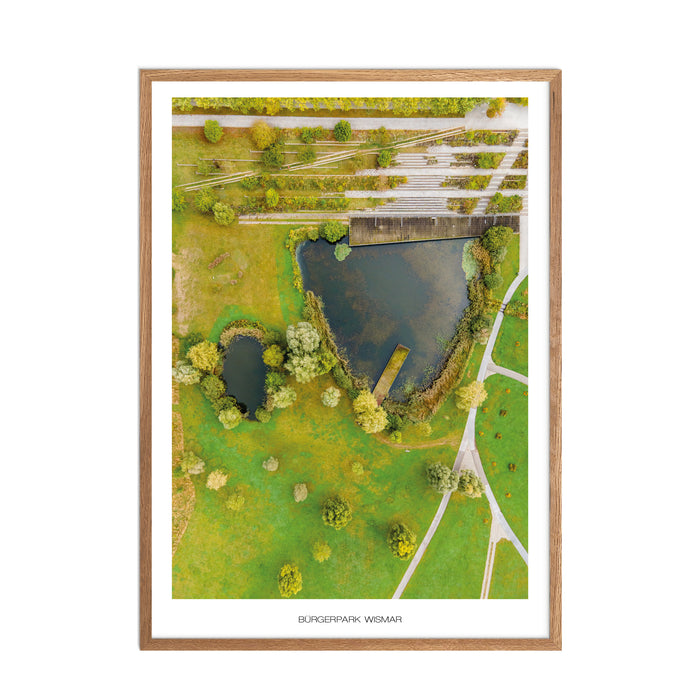 Bürgerpark Wismar Poster