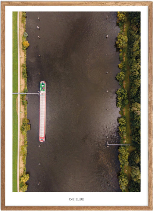 Die Elbe Poster