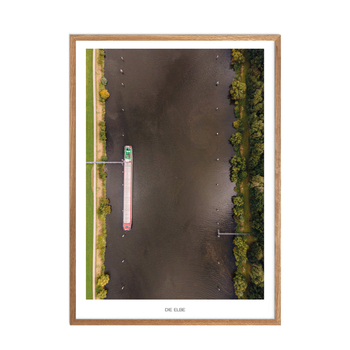 Die Elbe Poster