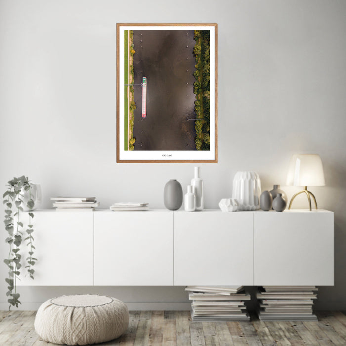 Die Elbe Poster