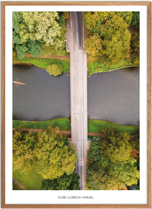 Elbe-Lübeck-Kanal Poster