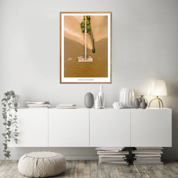 Elbstrand Wittenbergen Poster