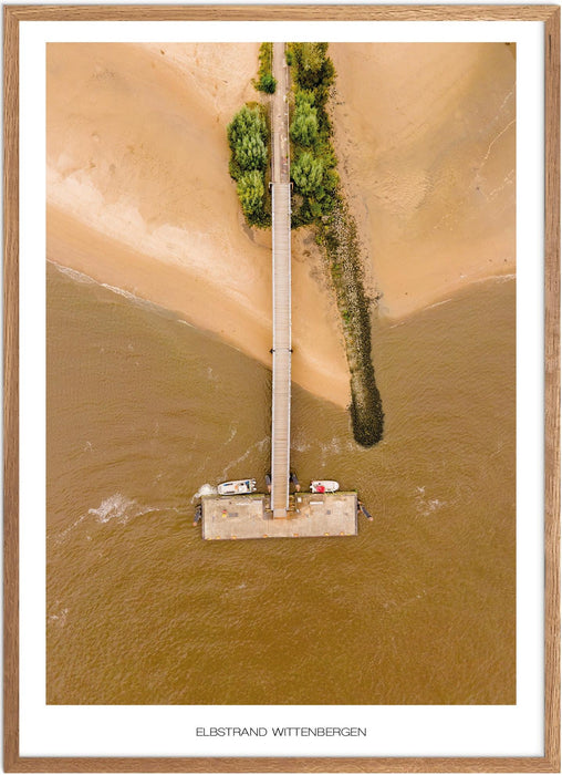 Elbstrand Wittenbergen Poster