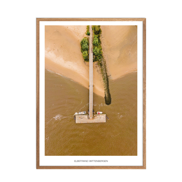 Elbstrand Wittenbergen Poster