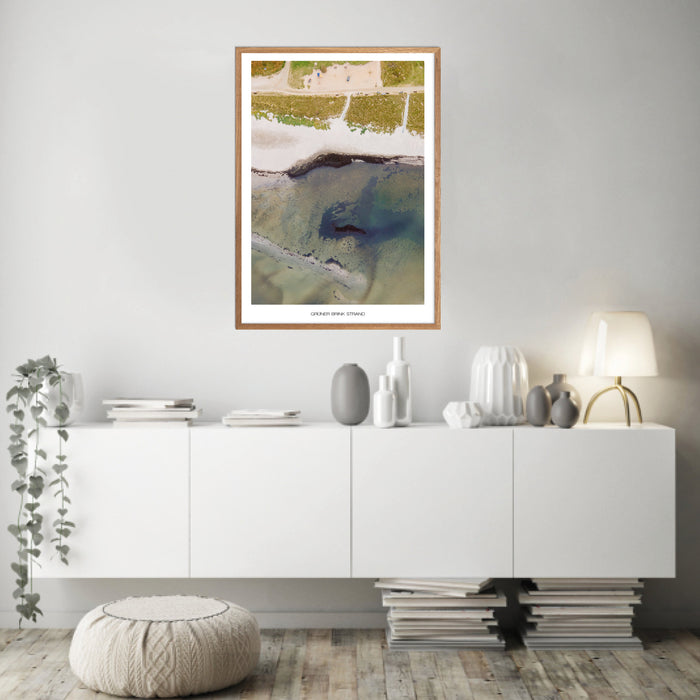 Grüner Brink Strand Poster