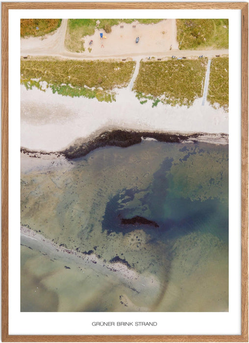 Grüner Brink Strand Poster