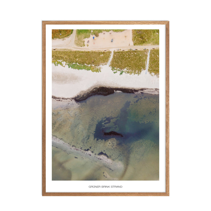Grüner Brink Strand Poster