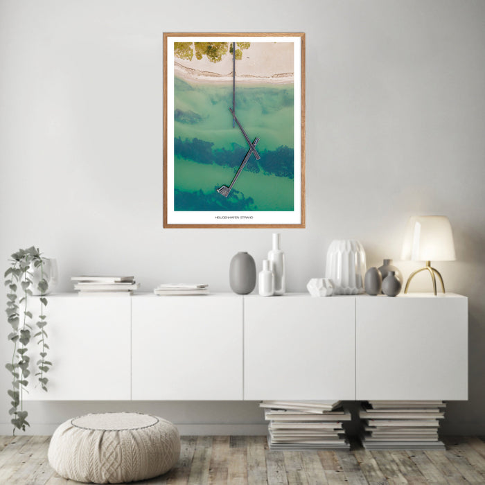 Heiligenhafen Strand No. 1 Poster