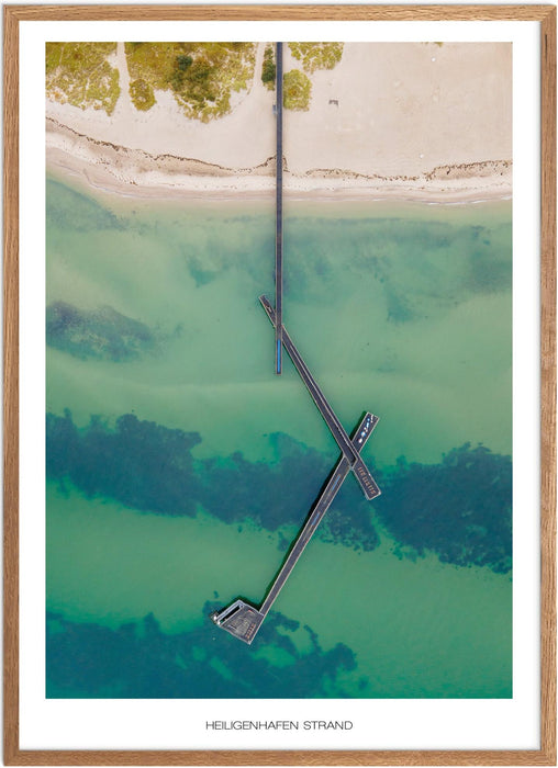 Heiligenhafen Strand No. 1 Poster