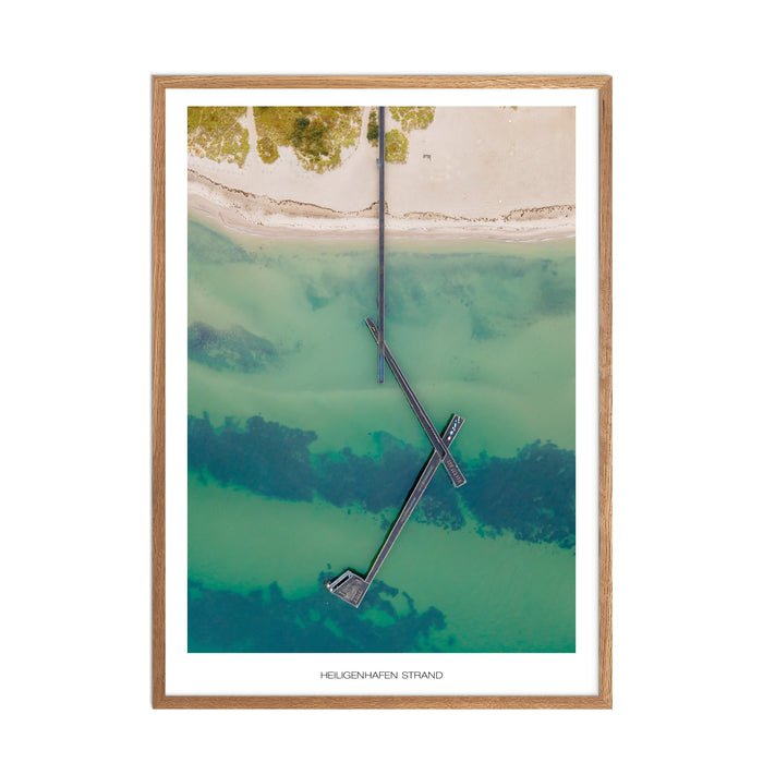 Heiligenhafen Strand No. 1 Poster