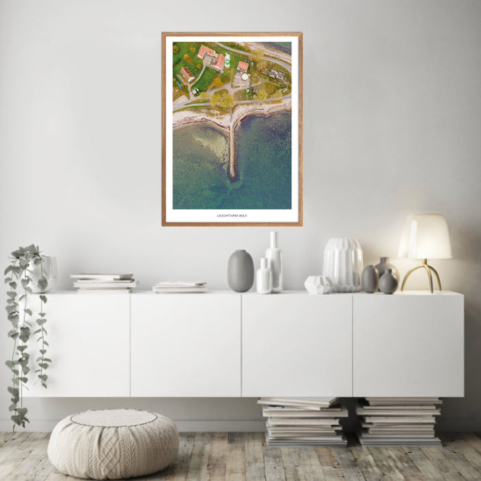 Leuchtturm Bülk Poster