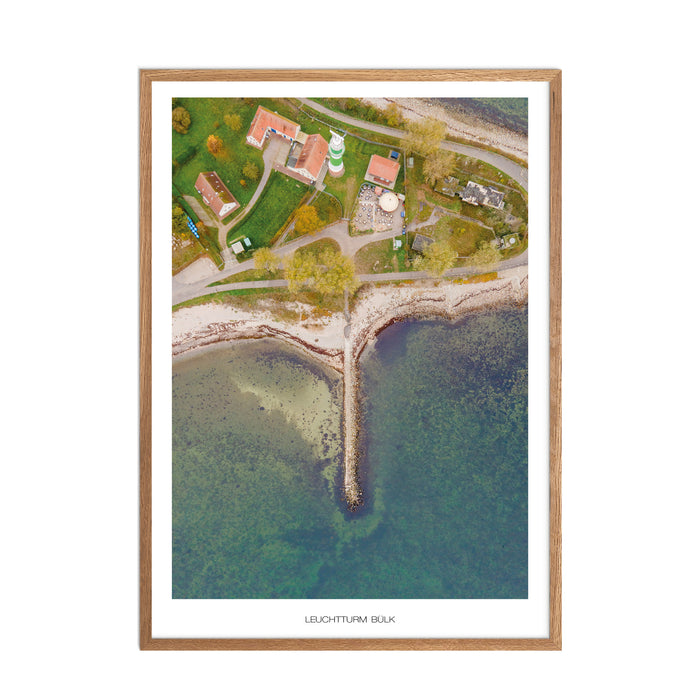 Leuchtturm Bülk Poster