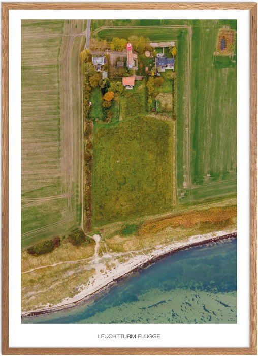Leuchtturm Flügge Poster