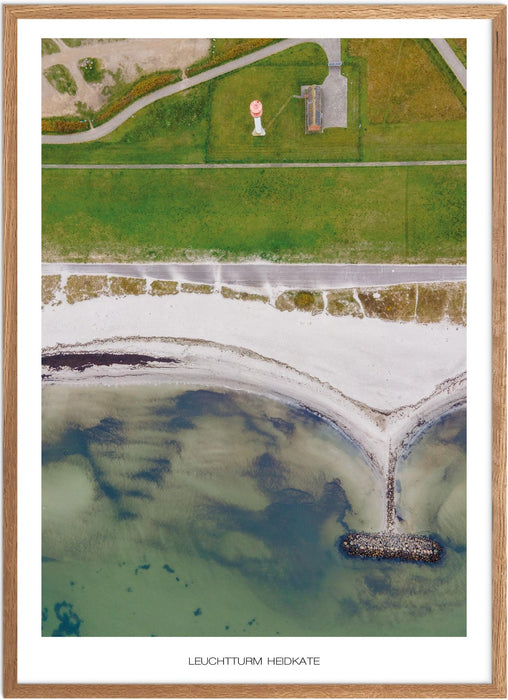 Leuchtturm Heidkate Poster