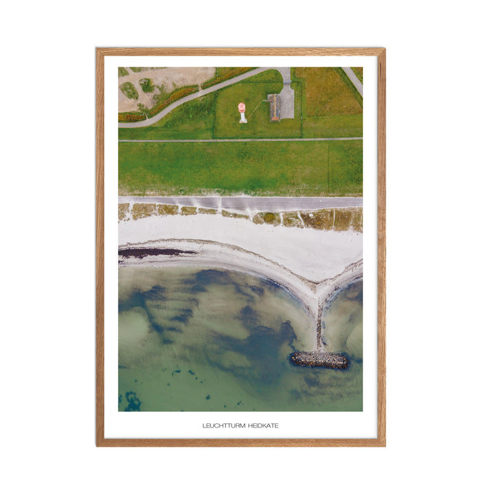 Leuchtturm Heidkate Poster