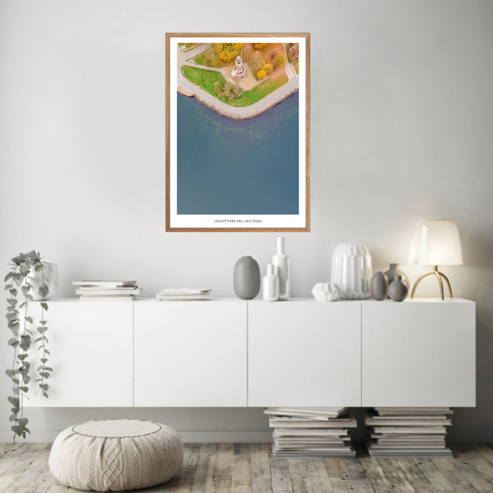 Leuchtturm Kiel-Holtenau Poster
