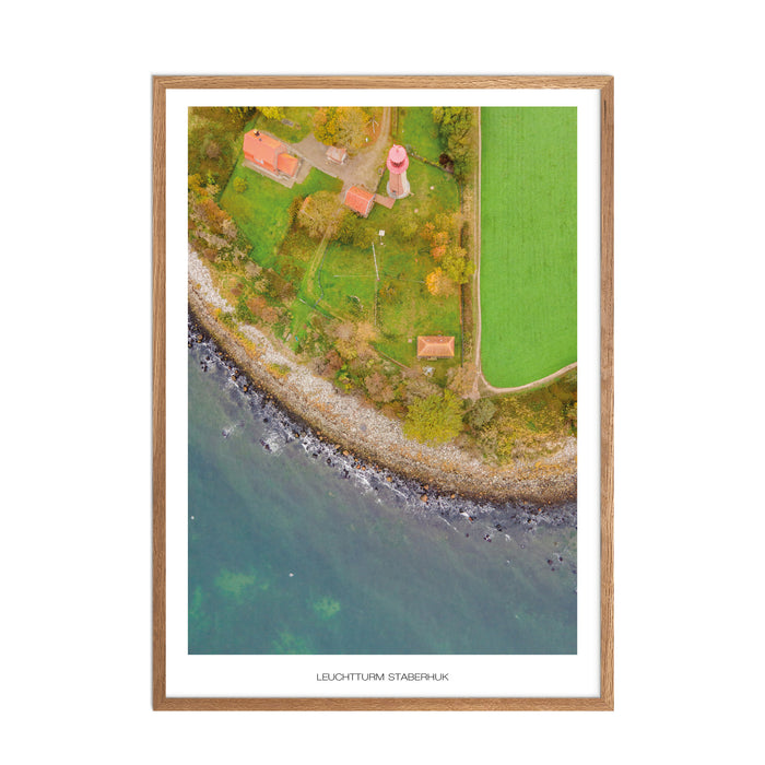 Leuchtturm Staberhuk Poster
