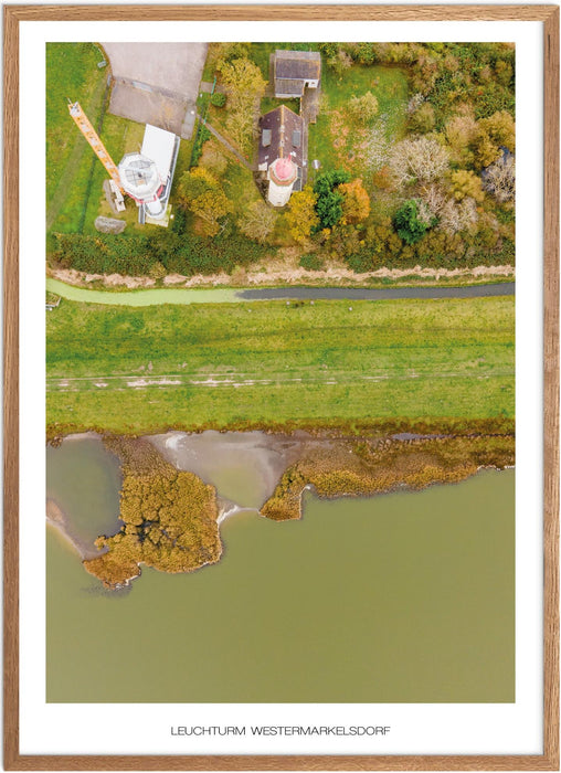 Leuchturm Westermarkelsdorf Poster