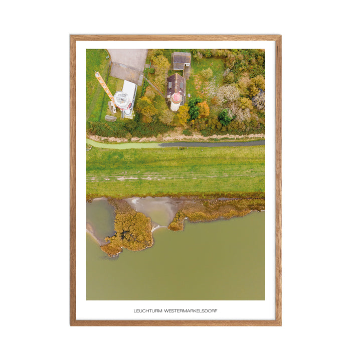 Leuchturm Westermarkelsdorf Poster
