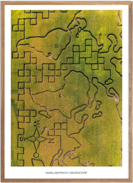Maislabyrinth Sievendorf Poster