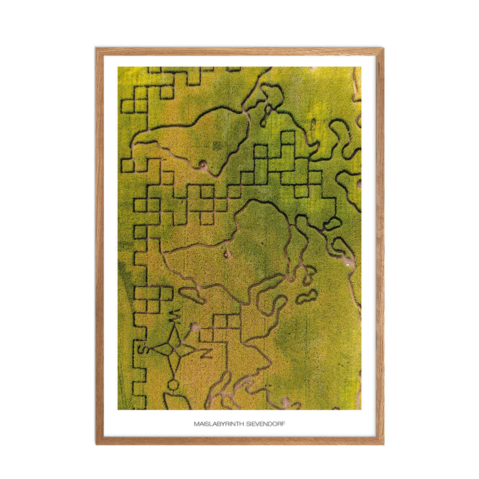 Maislabyrinth Sievendorf Poster