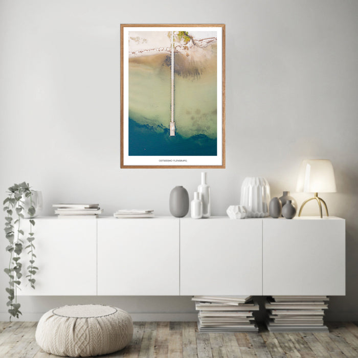 Ostseebad Flensburg No. 1 Poster