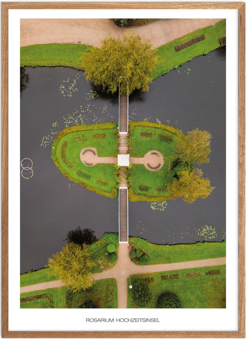 Rosarium Hochzeitsinsel No. 1 Poster