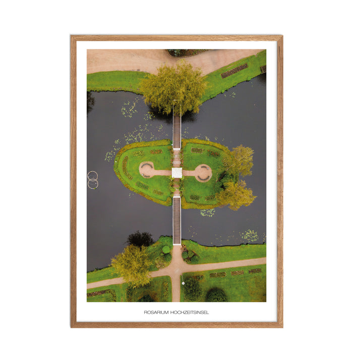 Rosarium Hochzeitsinsel No. 1 Poster