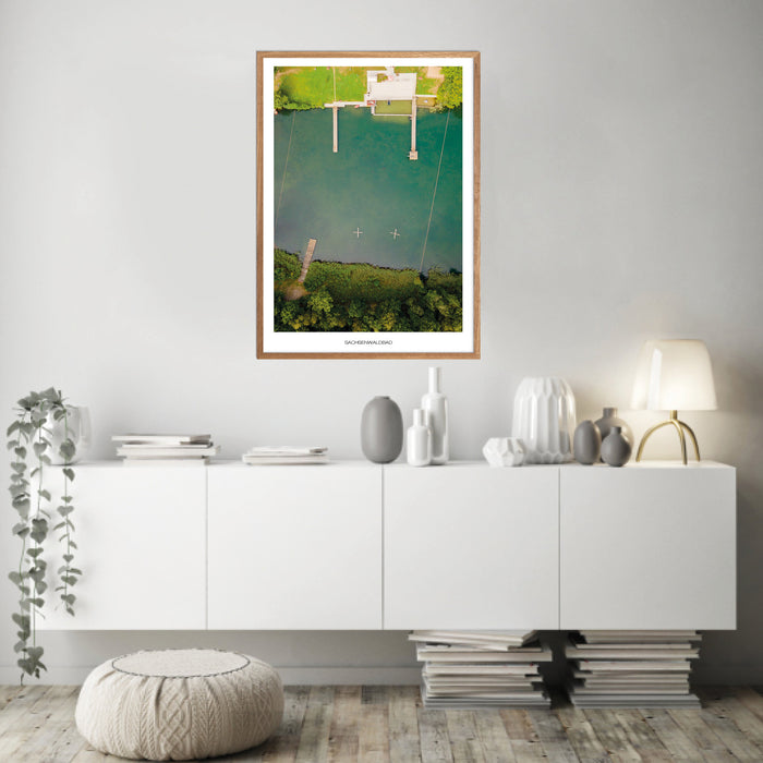 Sachsenwaldbad Poster