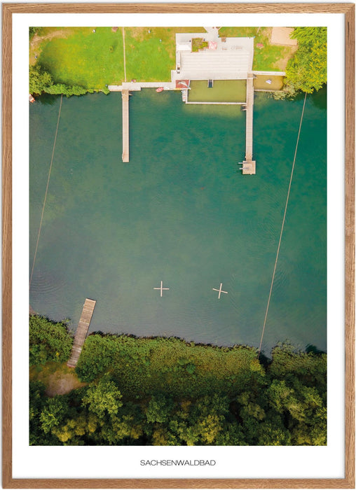 Sachsenwaldbad Poster