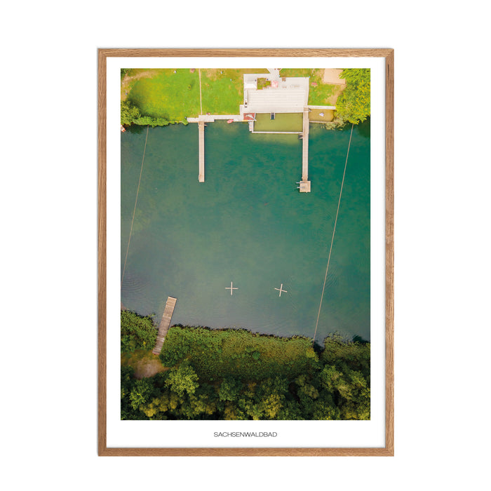 Sachsenwaldbad Poster