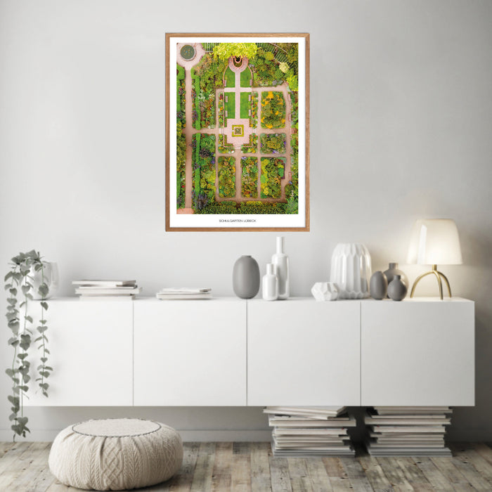Schulgarten Lübeck Poster